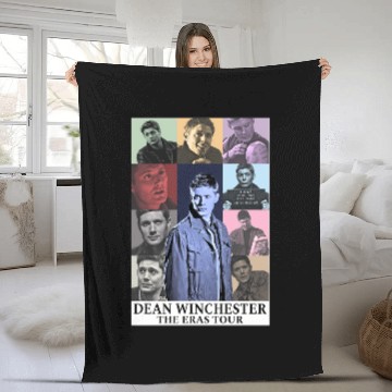 Discover dean winchester eras tour Fleece Blankets