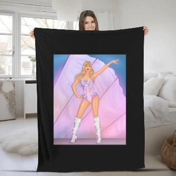 Discover Instagram  - illustriousjane  _  taylorswift - eras tour Hawaiians Fleece Blankets
