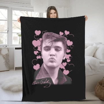 Discover Elvis Presley Graceland Fleece Blankets, Elvis Presley Fleece Blankets