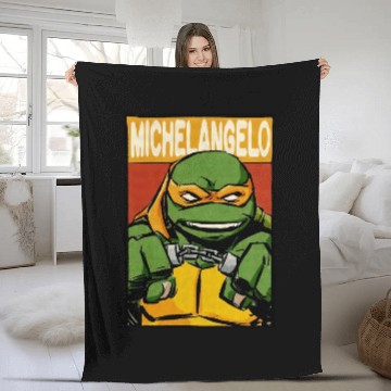 Discover Michaelangelo | Teenage mutant ninja turtles Fleece Blankets