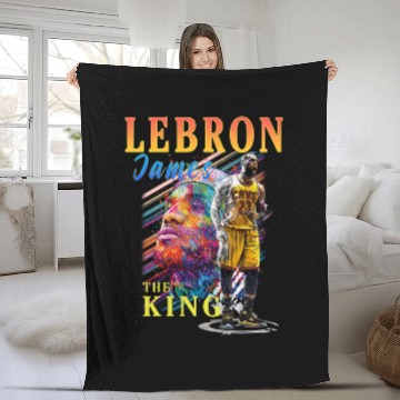 Discover LeBron James Fleece Blankets LeBron James