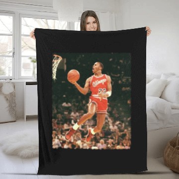 Discover dunk mj - Michael Jordan - Fleece Blankets