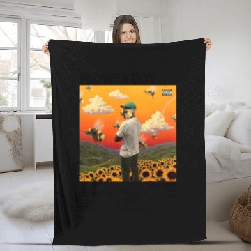 Discover Flower Boy - Tyler The Creator| Retro Album Fleece Blankets