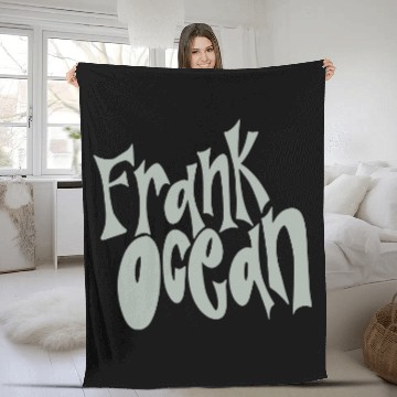 Discover Vintage Frank Ocean Crewneck Fleece Blankets