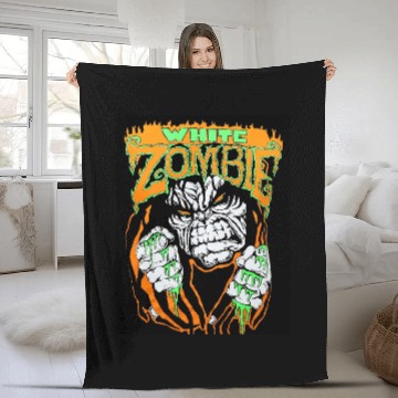Discover White zombie Fleece Blankets