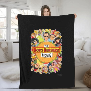 Discover The Bobs Burgers Movie Baseball Jerseys Fleece Blankets