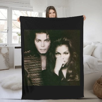 Discover Vintage Michael Jackson And Janet Jackson Hip Hop Fleece Blankets