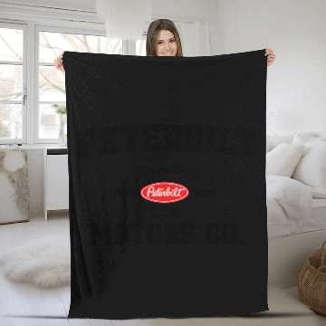 Discover peterbilt motors Fleece Blankets