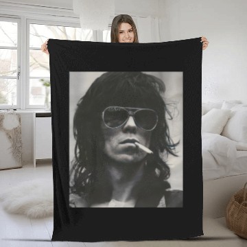 Discover Keith Richards Fleece Blankets