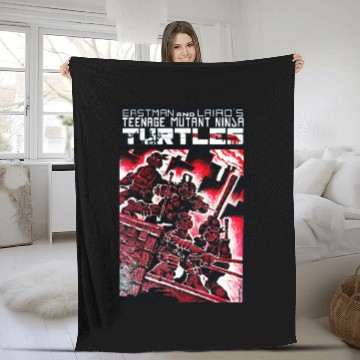 Discover Teenage Mutant Ninja Turtles First Comic 1 Fleece Blankets