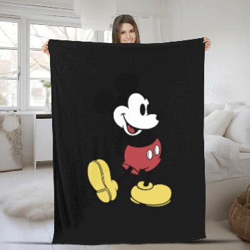 Discover Classic Mickey Mouse Fleece Blankets
