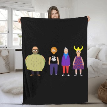 Discover Bobs Burgers Phish by Custeez Baseball Jerseys Fleece Blankets