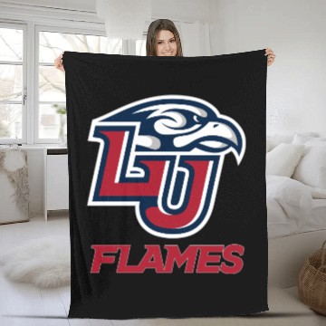 Discover Liberty University Primary Logo Fleece Blankets