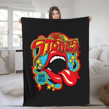 Discover The Rolling Stones Fleece Blankets
