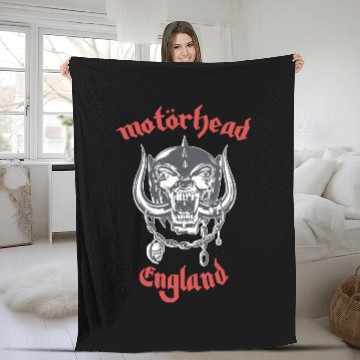 Discover Motorhead Vintage Fleece Blankets