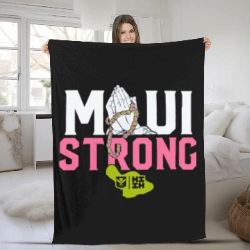Discover maui strong Fleece Blankets, PRAY FOR MAUI Fleece Blankets