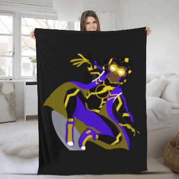 Discover Static Shock Redesign - Static Shock - Fleece Blankets