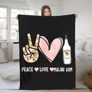 Discover malibu rum Fleece Blankets