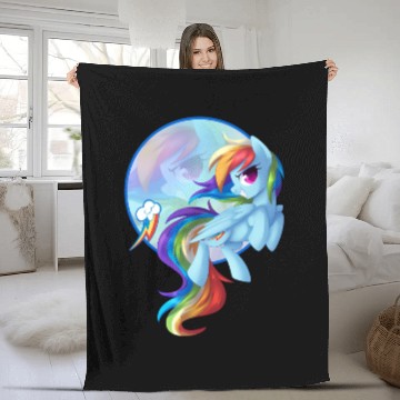 Discover Rainbow Dash! Classic Fleece Blankets
