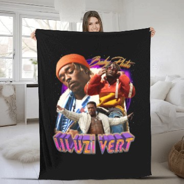 Discover Lil Uzi Vert Vintage Hip-Hop Fleece Blankets