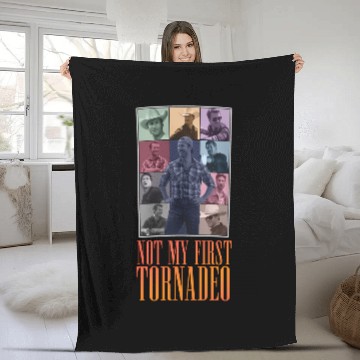 Discover Not My First Tornadeo Eras Tour Glen Powel Zip Fleece Blankets