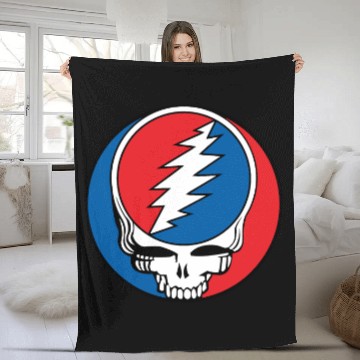 Discover Grateful  Steal Your Face Fleece Blankets