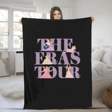Discover reputation eras tour Sticker Fleece Blankets