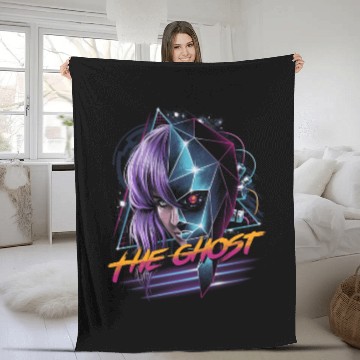 Discover Cyber Ghost - Ghost In The Shell - Fleece Blankets