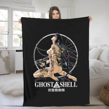 Discover Ghost In The Shell Fleece Blankets