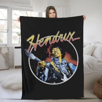 Discover The Jimi Hendrix Experience Live Fender Fleece Blankets