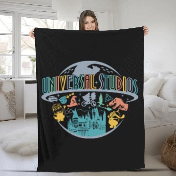 Discover Universal Studios  Fleece Blankets, Universal Studios 2023 Fleece Blankets