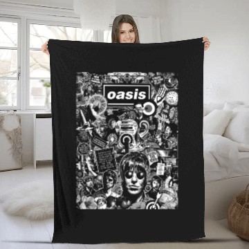 Discover Liam Gallagher Oasis Band Fleece Blankets