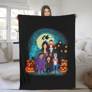 Discover Halloween Bobs Burgers Baseball Jerseys Fleece Blankets