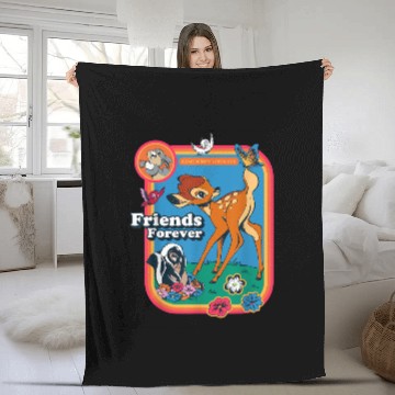 Discover Disney Classic Bambi Friends Forever Fleece Blankets