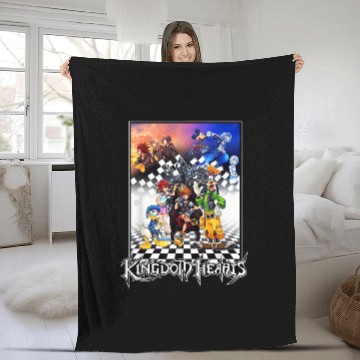 Discover Disney Kingdom Hearts Throne Zip Fleece Blankets