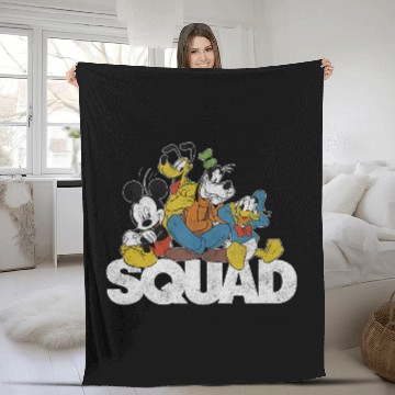 Discover Disney Mickey Mouse Squad Baseball Jerseys Fleece Blankets