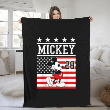 Discover Disney Patriotic Mickey Mouse Fleece Blankets