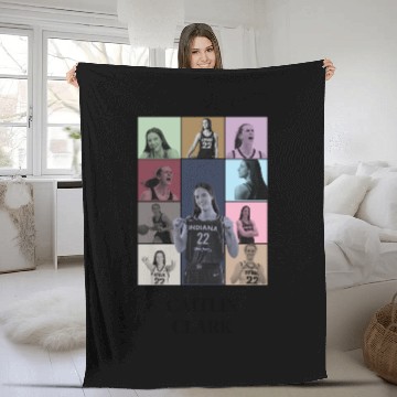 Discover Caitlin Clark Eras Tour Baseball Jerseys Fleece Blankets