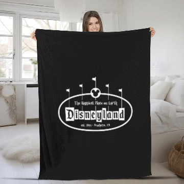 Discover Disneyland Throwback Fleece Blankets