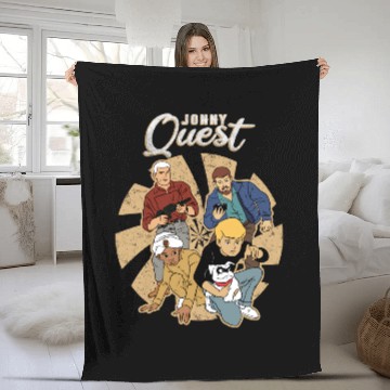 Discover Retro Jonny Quest - Jonny Quest - Fleece Blankets