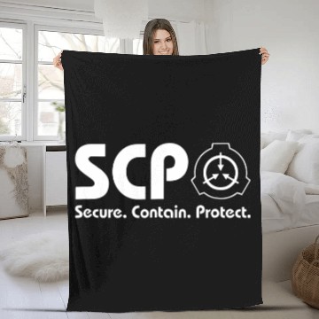 Discover SCP Secure Contain Protect SCP Foundation birthday Fleece Blankets