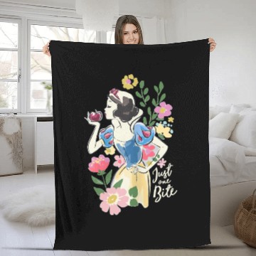 Discover Retro Disney Snow White And The Seven Dwarfs Floral 3D Fleece Blankets,