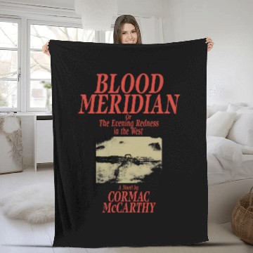 Discover Blood Meridian Cormac Mccarthy - Vintage Western Novel Fleece Blankets