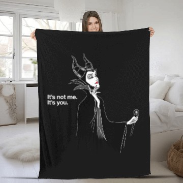 Discover Disney Villains Maleficent Its Not Me Its You Hawaiians Fleece Blankets