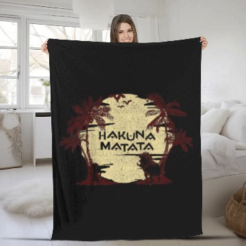 Discover Disneyss The Lion King Timon And Pumba Hakuna Matata Baseball Tees Fleece Blankets