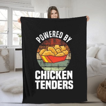 Discover Chicken Poultry Powered By Chicken Tenders 2Chicken Nuggets Fleece Blankets