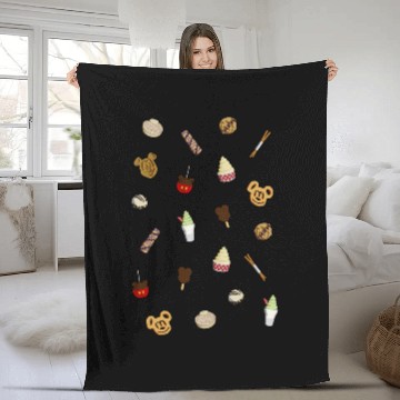 Discover Disney Snacks Fleece Blankets