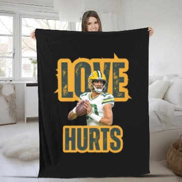 Discover Jordan Love Fleece Blankets for Green Bay Packers Fans