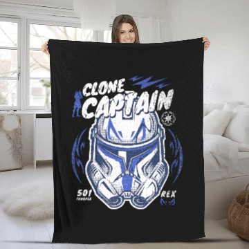 Discover Disney StarWars , Clone Wars Clone Captain Rex , Funny Galaxys Edge Holiday Trip Fleece Blankets