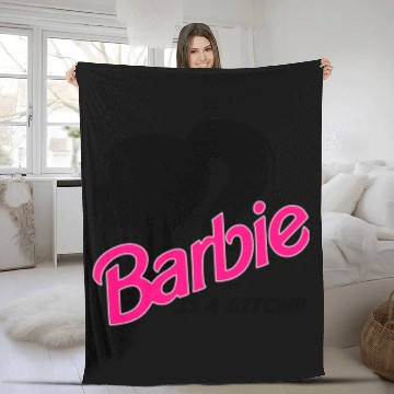 Discover BARBIE-IS A BITCH!! Fleece Blankets